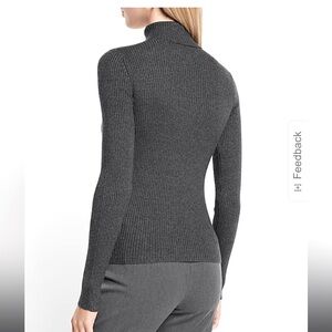 Dark gray turtle neck